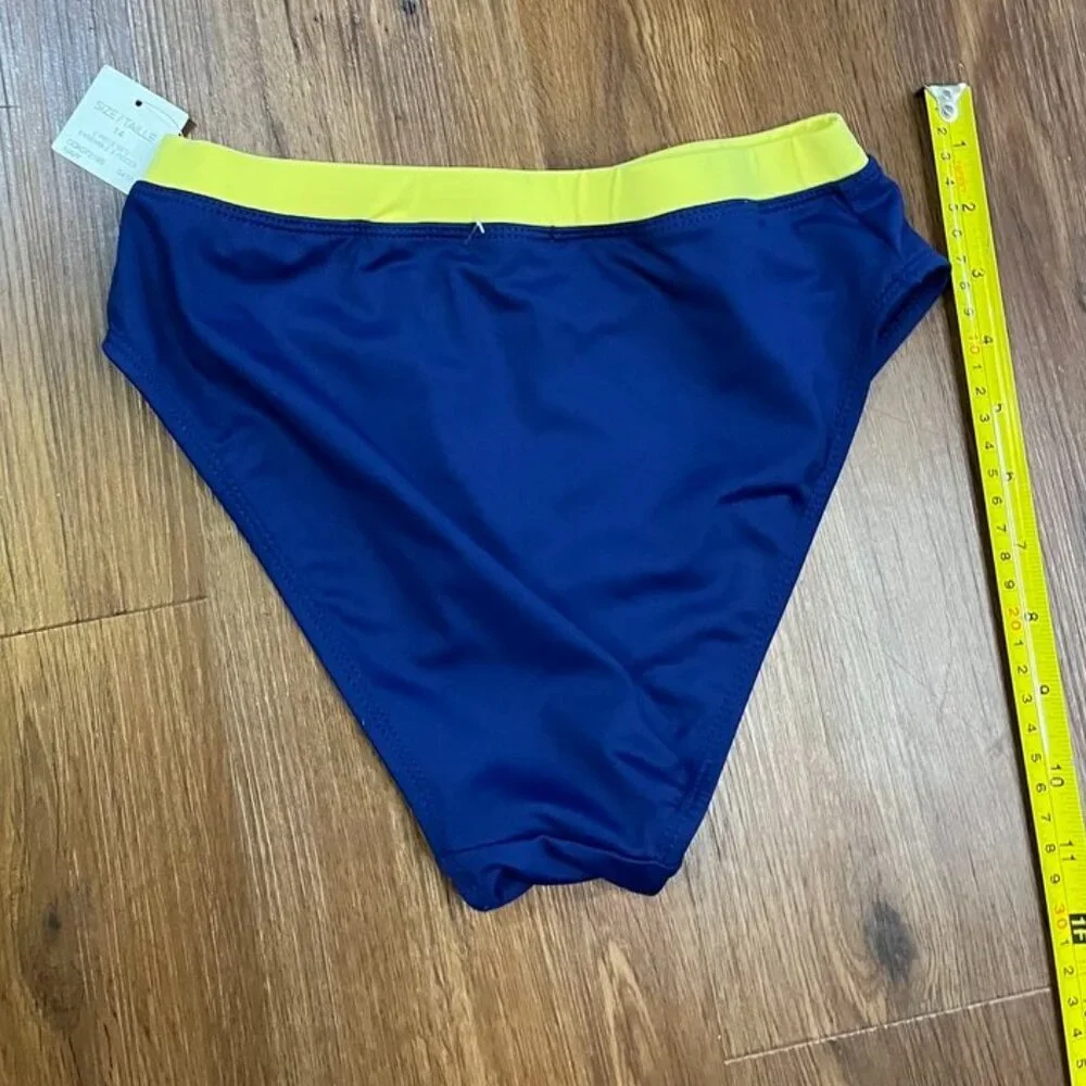 Habitual Girl Colorblock Bikini Set NWT Size 14 MSRP $46